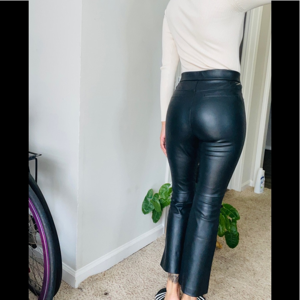 ✨❤️‍🔥 ZARA FAUX LEATHER PANTS SMALL XS S ✨❤️‍🔥
